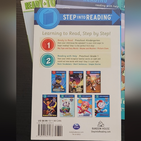 Step into reading Paw patrol, Beautiful Brides Belle Tiana, Snoopy 3 paperback - Picture 4 of 10